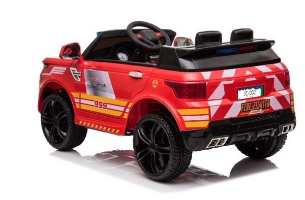 Kinderfahrzeug - Elektro Auto "Feuerwehr RR002" - ,2 Motoren- 2,4Ghz Fernsteuerung, MP3+Sirene