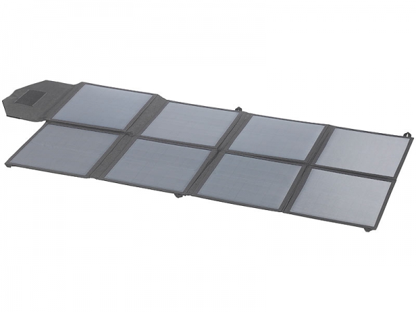 Mobiles, faltbares Solarpanel, 8 monokristalline Solarzellen, 100 Watt