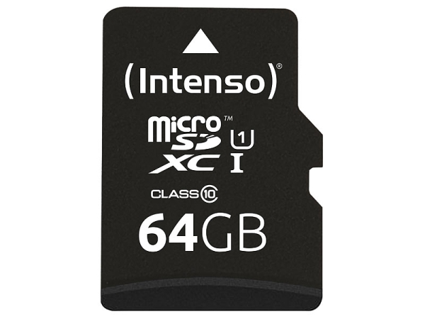 Premium microSDXC-Speicherkarte 64 GB, UHS-I, Class 10 / U1