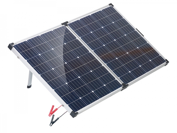 Powerbank & Solar-Konverter mit mobilem 160-Watt-Solarpanel, 216Ah