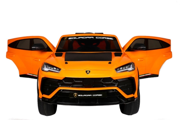Elektro Kinderauto Orange Lamborghini Urus ST-X - Lizenziert - 12V Akku 4 Motoren- 2,4Ghz Fernsteuerung