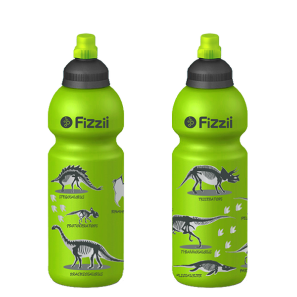 Fizzii Trinkflasche 600ml kiwi, Dino