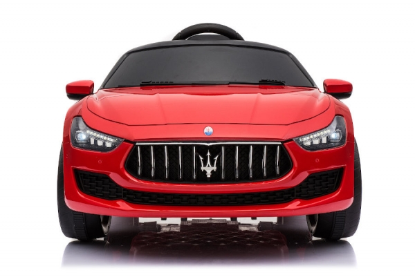 Kinderfahrzeug - Elektro Auto "Maserati Ghibli" - Lizenziert - 12V7AH, 2 Motoren- 2,4Ghz Fernsteuerung, MP3, Ledersitz+EVA
