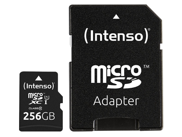 microSDXC-Speicherkarte UHS-I Premium 256 GB, bis 40 MB/s, Class 10/U1