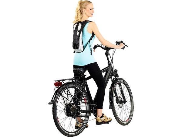 Ultraleichter Fahrrad-Rucksack mit Reflektoren, wasserabweisend, 5 l