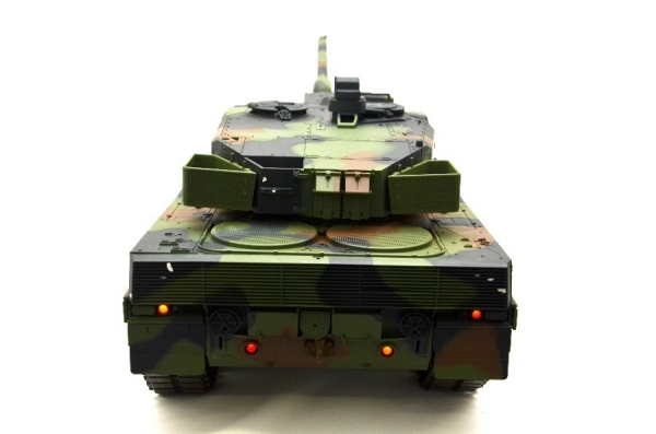 RC Panzer "German Leopard 2A6" Heng Long 1:16 Mit Rauch&Sound Und Metallgetriebe (Stahl) -2,4Ghz V7.0