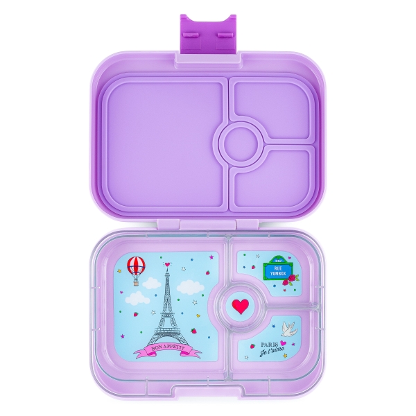 Yumbox Panino (4 Unterteilungen) Lulu Violett Paris Znüni Lunchbox