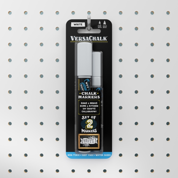 VersaChalk - Kombi Set mit 2 weissen Kreidemarkern 3mm + 5mm